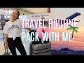 PACK WITH ME FOR VACATION | TRAVEL ROUTINE + OUTFIT,  CARRY-ON &amp; TIPS!