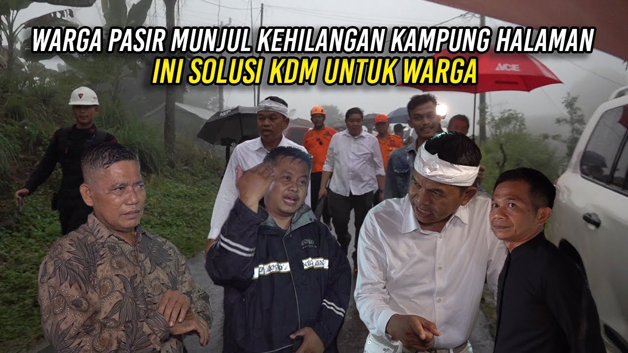 WARGA PASIR MUNJUL KEHILANGAN KAMPUNG HALAMAN | INI SOLUSI KDM UNTUK WARGA