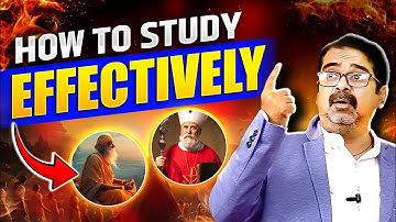 How to Study Effectively | Ojha Sir Motivation | Avadh Ojha Sir