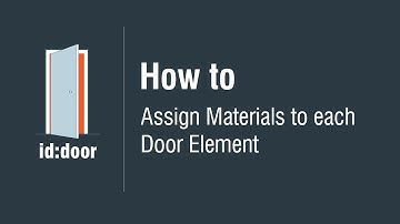 Id:door add-in / How to Assign Door Materials in Revit©