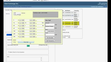 POS currency exchange software