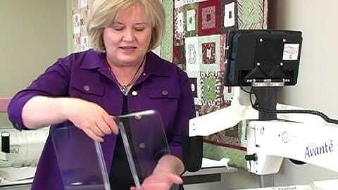 How to install the HQ Ruler Base on your HQ Quilting Machine