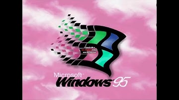 windows 95 startup in 1990