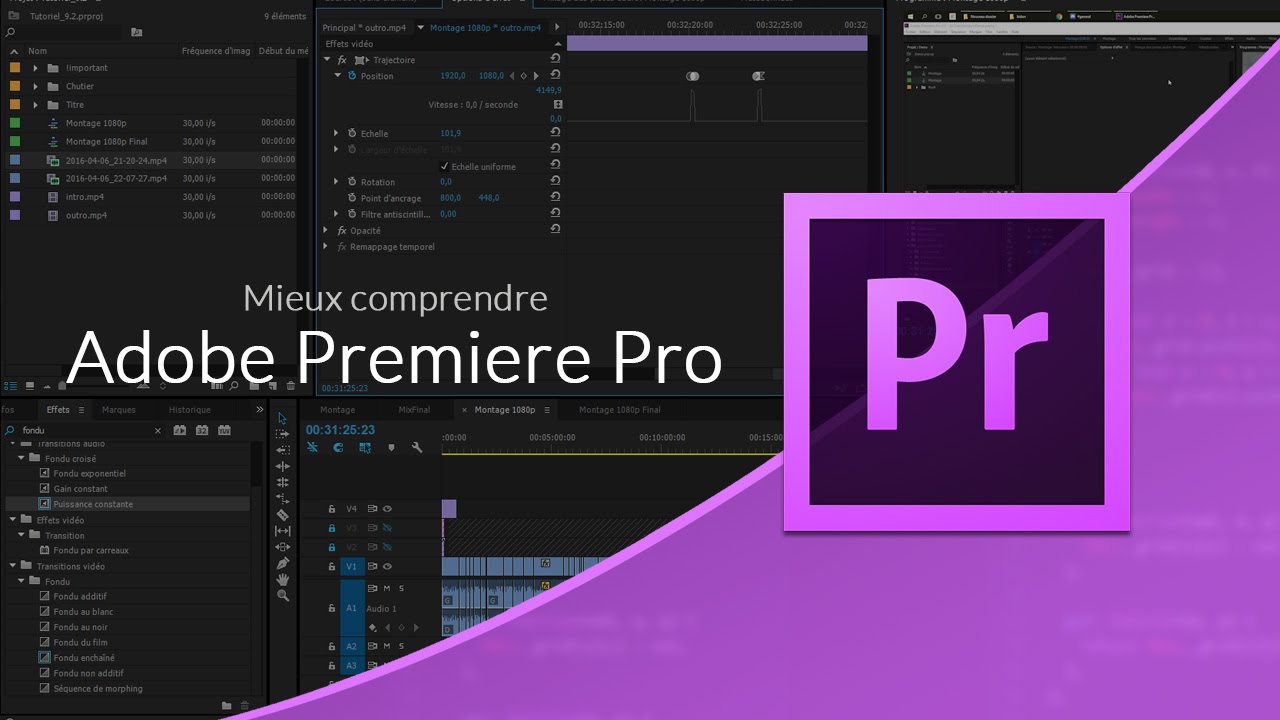 Tutoriel Adobe Premiere Pro : Les bases de Premiere Pro - YouTube