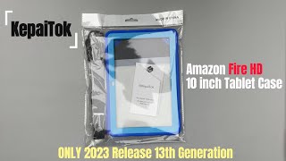 Amazon Fire HD 10 inch Tablet Case ( ONLY 2023 Release 13th Generation) Design by KepaiTok