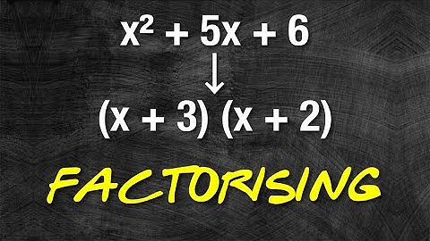 How To Factorise — Algebra (Junior Cycle Maths)