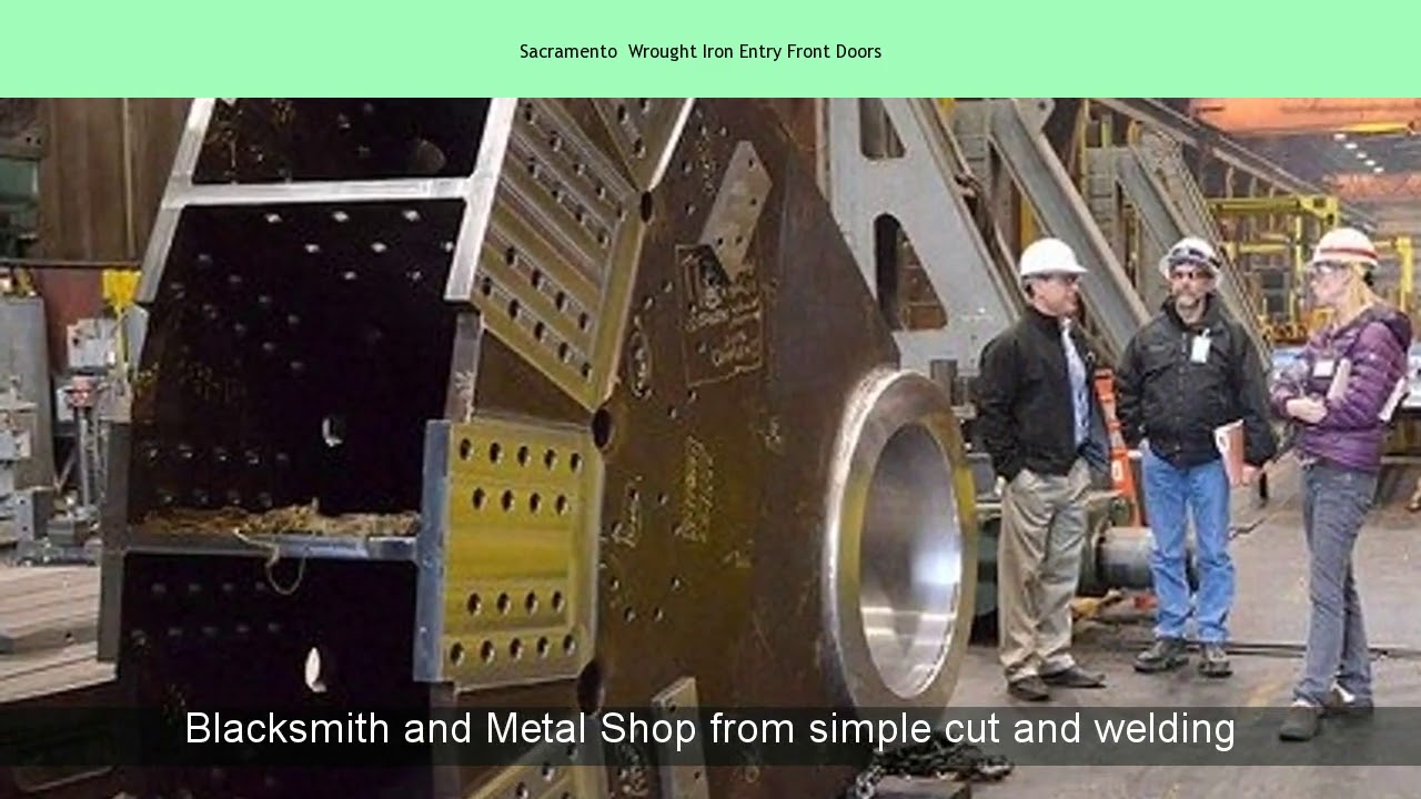 Sacramento  Wrought Iron Entry Front Doors