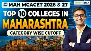 Top 10 MCA Colleges in Maharashtra | MAH MCA CET 2026 & 2027 Category Wise Cutoff