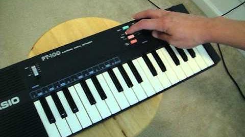Casio PT-100 Keyboard Functions Check