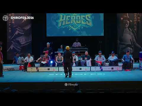 【TOP8】 BethHarmon vs あいり │ SHIROFES.2026 HIGH SCHOOL HEROES ALL STYLE 1ON1 BATTLE │ FEworks