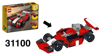 31100 Modern Formula - Lego CREATOR Alternate MOC Tutorial