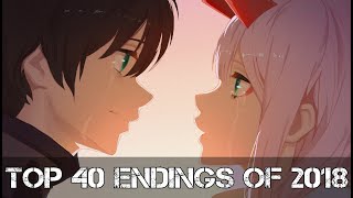 Top 40 Anime Endings of 2018