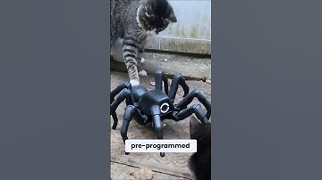 Cats vs t8x cool spider robot 😎 #shorts