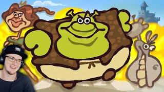 ШРЕК ► НАСТОЯЩАЯ ВЕРСИЯ ( The Ultimate "Shrek" Recap Cartoon ) | Реакция