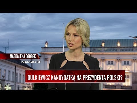 DULKIEWICZ KANDYDATKĄ... Ogórek: Dulkiewicz nie jest człowiekiem dialogu, na jakiego się kreuje