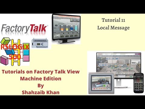 FactoryTalk View | ME | Allen Bradley | HMI | Tutorial 11 | Local Messages