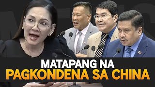 Download Lagu Mainit na Kinondena ng Senado ang mga pahayag ng china laban sa mga Opisyal ng Gobyerno ng Pilipinas MP3