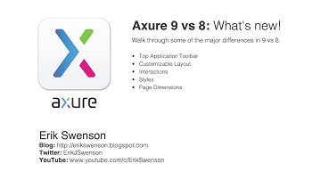 Axure 9 vs 8 UI Overview