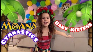 Moana Gymnastics, Baby Kittens, Backbend, Cartwheel, Bengal Cat, How Far Ill Go Song
