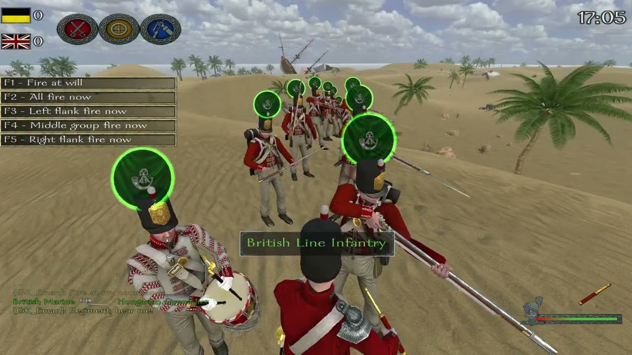 Mount & Blade Warband Napoleonic Wars Commander Battle Gameplay