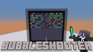 【マインクラフト】マイクラでバブルシューターゲームができる！ screenshot 4