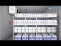 Multi commodity cold room with shelving  cold storage  blue cold refrigeration