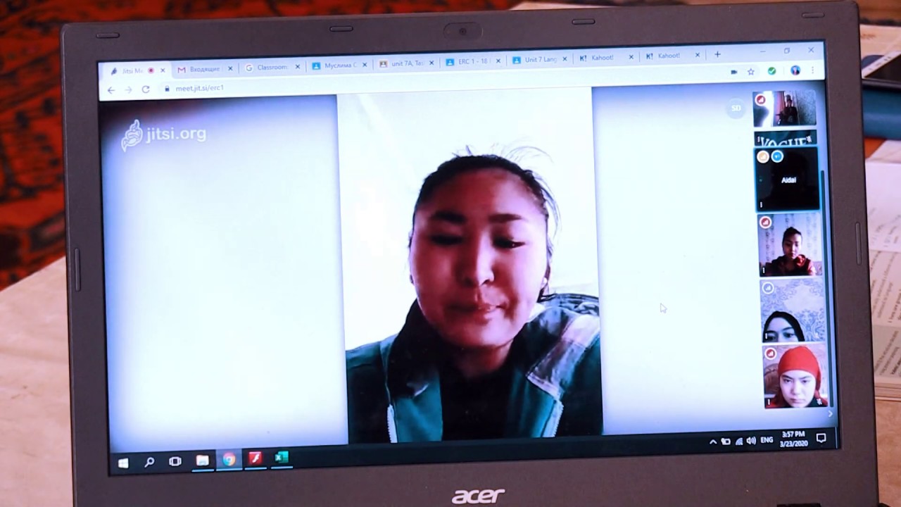 ОшМУда онлайн сабактар кызуу уланууда