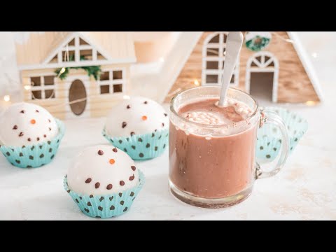 Marshmallow Snowman Hot Chocolate Toppers - Courtney's Sweets