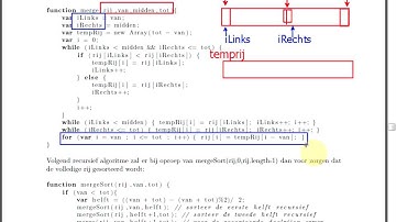 sorteren merge sort 5