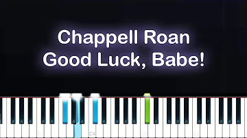Chappell Roan - Good Luck, Babe! (Piano Tutorial)