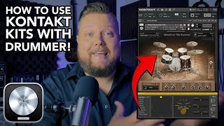 Logic Pro 10.8 // Kontakt Kits with Drummer! (Tips & Tricks Guide)