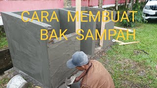 Cara Membuat Bak Sampah