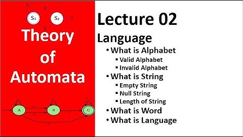 What is Alphabets |Valid and Invalid alphabets | Strings  | Length of Strings Lecture 02