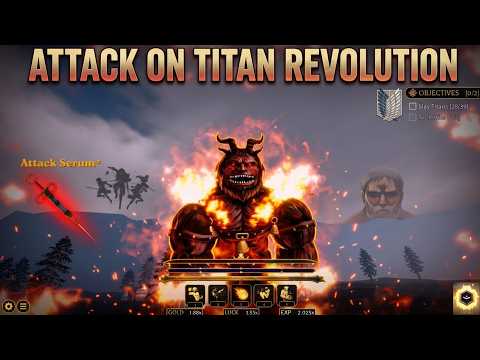 I Tried Attack Titan Raid Solo In AOTR And This Happened!!!
