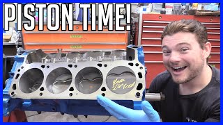 How to Build a Ford 302 Small Block  Part 4: Putting Pistons In!