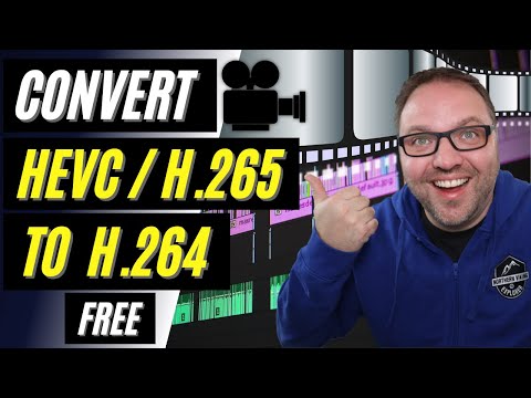 🎥 How to Convert HEVC H.265 to H.264 | Free |  HandBrake