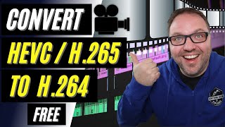 🎥 How to Convert HEVC H.265 to H.264 | Free |  HandBrake