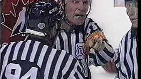 Derian Hatcher punches referee & almost fights Kei...