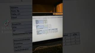 automatiza el cálculo nutricional con Excel #nutricion #excel #nutex #excelparanutriologas screenshot 2