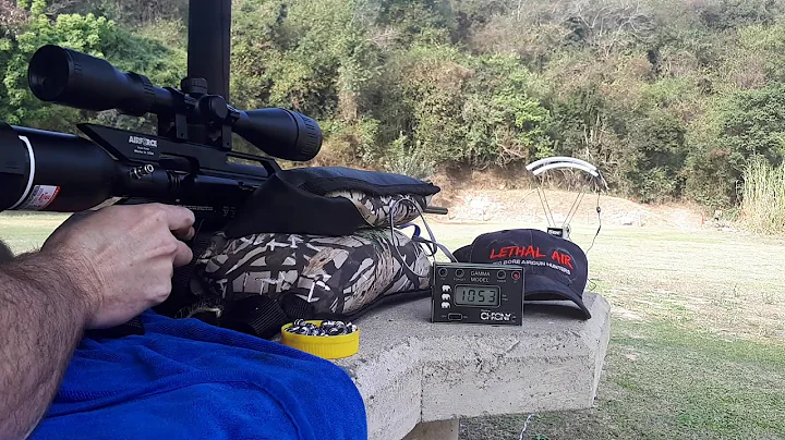 AirforceTexan 357 4500 psi upgrade from Lethal Air /African Air Ordnance shooting 98 grain @4500 psi