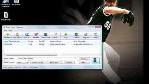 How to convert .MOD files.