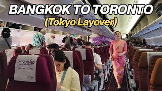 Bangkok To Toronto With A Tokyo Layover Thai Airways Air Canada