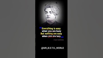 Everything is easy when you are busy but nothing is easy when you are lazy#shorts