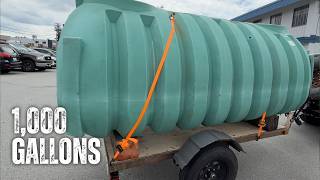 I Rebuilt a 40 Year Old Trailer to Haul a 1,000 Gallon Septic Tank