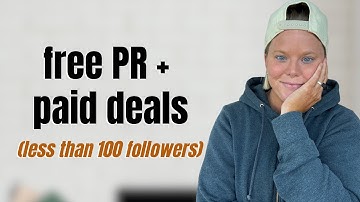 How to Get Free PR and Paid Brand Deals in 2026 With Less Than 100 Followers