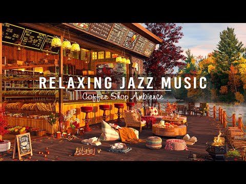 Stress Relief with Jazz Relaxing Music ☕ Cozy Coffee Shop Ambience ~ Smooth Jazz Instrumental Music