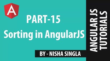 AngularJS Tutorial 15 - Sorting in AngularJS