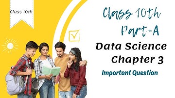 Class 10th Data Science Part-A Chapter 3 - Basic ICT Skills- II Important Questions video