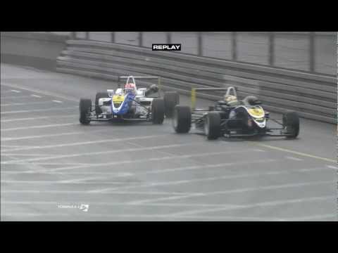 Overtaking move on Sato during Race 3 at Norisring 2011