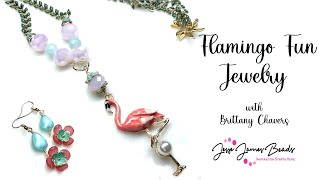 Flamingo Fun DIY Jewelry Tutorial Featuring @JesseJamesBeads! 🦩🌺